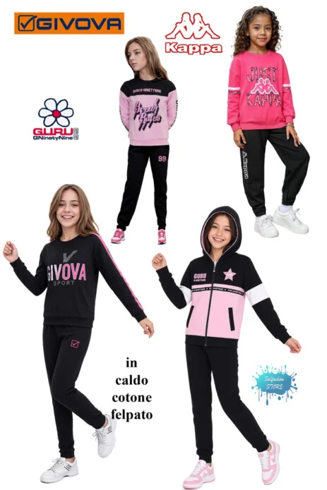 Tute bimba ragazza autunno inverno